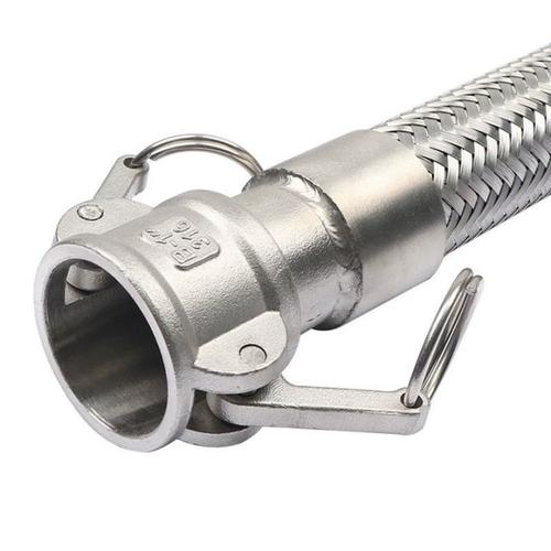 拉杆式扳把快速接头连接金属软管